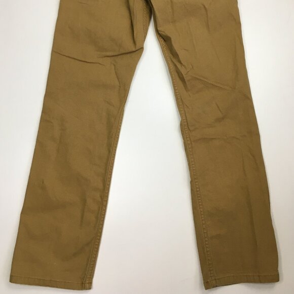 CARHARTT Beige Brown Relaxed Fit Rugged Flex Canvas 5 Pocket Work Pant Jeans - Picture 13 of 15